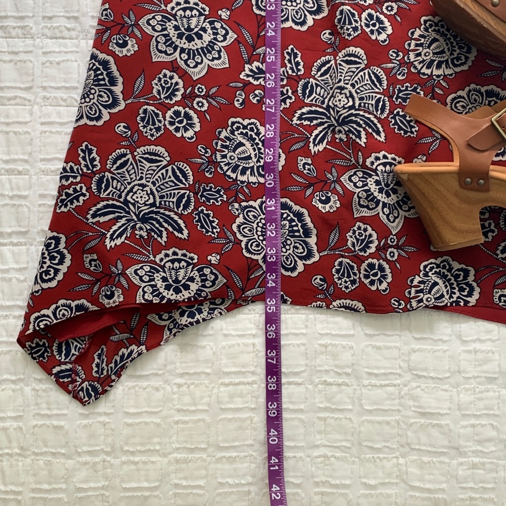 Madewell floral Italian silk dress - Picture 8 of 8